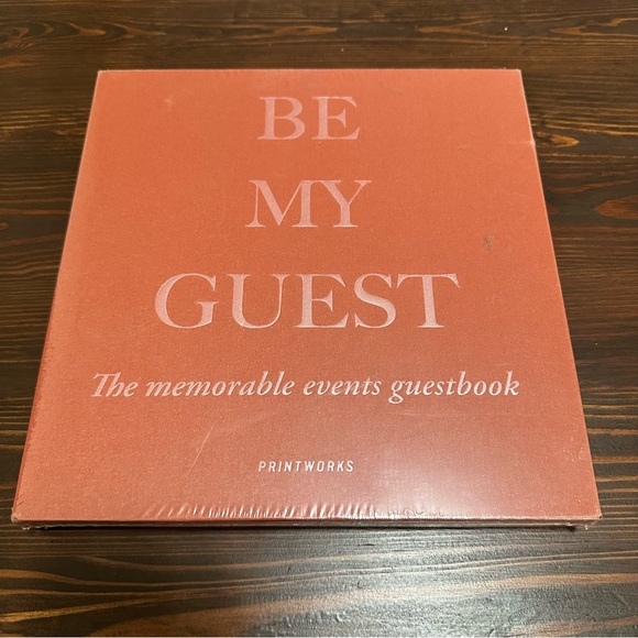 Anthropologie Printworks Be my guest memorable events guestbook - Picture 5 of 7